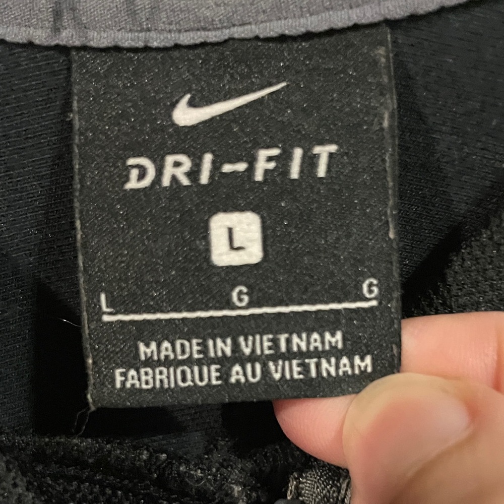 Nike dri-fit Gray and Black Zip-Up Jacket - Picture 2 of 3